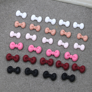 50 piezas/bolsa, venta al por mayor, dijes de resina con lazo de gatito, adornos de uñas kawaii, diamantes de imitación de resina 3D, decoración de uñas DIY para niñas - Product Image 3