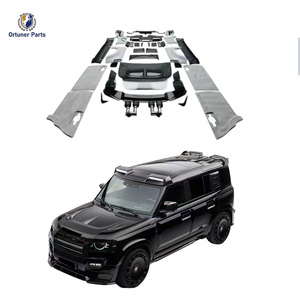 New Ortuner Defender 90/110/130 Carbon Fiber Body Kit M-Style Dry Wide Body Front Bumper Exhaust Screw-On Auto <strong>Parts</strong> Upgrade - Product Image 1