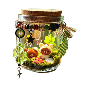Rilakkuma Glass Jar <b>DIY</b> <b>Kit</b> Round Ball With Bear Decor For Valentine'S Day Gift - Product Image 5