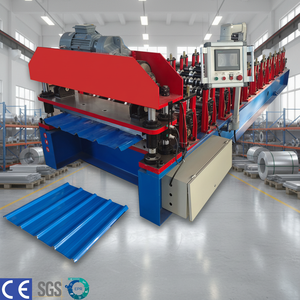 Máquina Perfiladora de Láminas Metálicas para Techos de Aluminio de Una Sola Capa, Máquina de Perfilado de Láminas Metálicas para Techos, Máquina de Conformado en Frío - Product Image 1