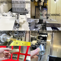 Composants de pièces de machine en métal d'usinage CNC personnalisés Prototype de précision Tournage Fraisage Fil lisse Fabricants de technologie EDM