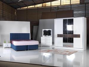 ชุดเฟอร์นิเจอร์ห้องนอนไม้จริง 5 ชิ้น ดีไซน์ทันสมัย สำหรับอพาร์ทเมนต์ - Product Image 5