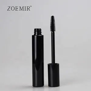 New design long round black msacara tube for hot-selling mascara container