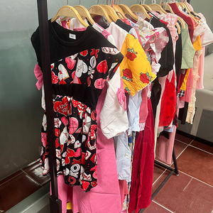 Vestidos de Verano para Niñas de Alta Calidad, Estampado Floral, Sin Mangas, Rosa, Blanco, Morado, Multicolor, Casual - Product Image 6