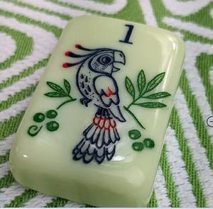 Florence Themed Luxury Acrylic American Mahjong Tiles Real Shots Entertainment Ready to Ship Real Shot In Stock Ready To Ship - Product Image 1
