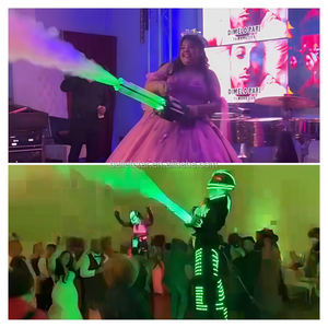 Pistola de <span class=keywords><strong>CO2</strong></span> con LED RGB para Discotecas, Efecto de Escenario, Pistola de Aire <span class=keywords><strong>CO2</strong></span>, Cañón de Niebla para DJ - Product Image 5