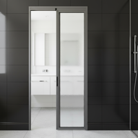Portes coulissantes et pliantes en verre double vitrage étanche pour patio, modèle PT