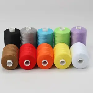 Fil à coudre et broderie à la main 10 couleurs, ensembles de fils en Polyester avec boîte pour débutant 1000M