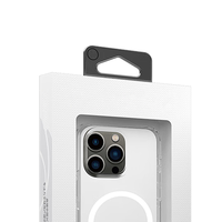 Boîtes d'emballage pour téléphone en carton recyclable écologique avec logo personnalisé, revêtement UV et gaufrage, avec poignée