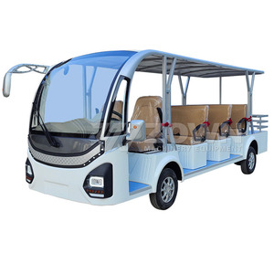 Autobús Turístico Eléctrico de 11 Asientos con Techo Abierto, Alimentado por Batería, para Resorts y Zonas Turísticas - Product Image 2