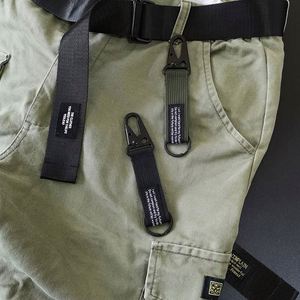 Llavero táctico de nailon negro con clip para cinturón, ideal para escalada, jacquard, venta al por mayor - Product Image 4