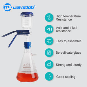 Kit di Vetreria da <span class=keywords><strong>Laboratorio</strong></span> con Dispositivo per Vuoto da 1000ml, <span class=keywords><strong>Sistema</strong></span> di Filtrazione per <span class=keywords><strong>Laboratorio</strong></span> - Product Image 5