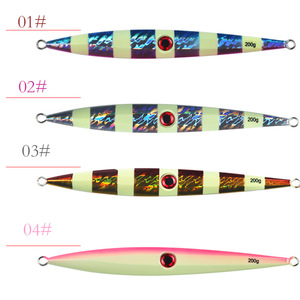 Señuelo de Pesca Diamond Eye Jig 200g, Señuelo de Pesca Lenta para Agua Salada, Aleación de Plomo, Pesca en Barco, Señuelo para Pesca Jigging - Product Image 4