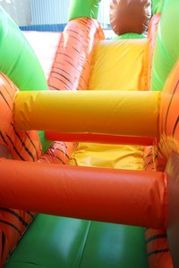Chất lượng cao Inflatable các chướng ngại vật cho trẻ em bouncy lâu đài Combo với Slide Inflatable sân chơi ngoài trời - Product Image 6