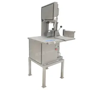 2024 Commercial Automatic Kitchen Butcher Table Top Electric Beef Frozen Meat And Bone Band Saw Cutter Cutting Machine