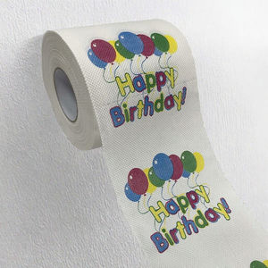 Papel Higiénico Divertido de 3 Capas, Hecho con Pulpa de Madera Virgen, Resistente y Suave, Desechable, Regalos de Cumpleaños - Product Image 3