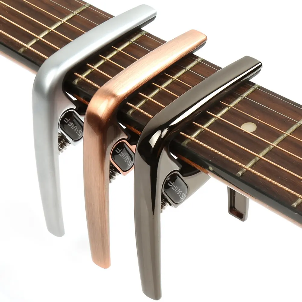 Patent Design Guitar Tuner Capo Wholesale Fret Capo Zinc Capo For Acoustic Guitar