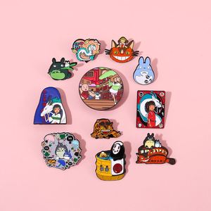 Japan Manga Collection Chest <b>Pin</b> Kawaii Clothing Backpack Decoration <b>Pin</b> Totoro Lapel <b>Pin</b> - Product Image 2