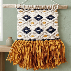 High Quality Macrame Wall Hanging From India Bohemian Design Durable and Washable for Diwali and Graduation Decor - Product Image 5