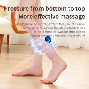 <b>Wireless</b> Electric Leg Massager for Muscle Relaxation Calf Air Compression Pain Relief with <b>Heat</b> Feature Enhances Circulation - Product Image 3