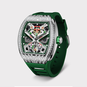 VLOVE Leisure Speed Pioneer Series <span class=keywords><strong>Montre</strong></span> mécanique automatique Ceinture en caoutchouc Montres de sport lumineuses pour hommes - Product Image 2