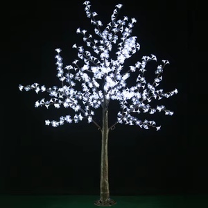 Árbol <span class=keywords><strong>de</strong></span> metal <span class=keywords><strong>LED</strong></span> <span class=keywords><strong>de</strong></span> cerezo artificial con luz blanca para exteriores para decoración <span class=keywords><strong>de</strong></span> patio o jardín para <span class=keywords><strong>Navidad</strong></span> con voltaje <span class=keywords><strong>de</strong></span> 110V/220V - Product Image 1