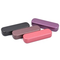 Étui rigide pour lunettes de lecture Bestpackaging, étui pour lunettes optiques, étui fin en cuir PU rigide en métal avec logo personnalisé