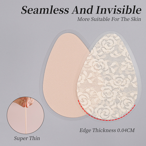 XR082 femmes dissimuler les mamelons forme d'eau larme Push up seins lavable Reusa mamelon couverture avec feuille de rangement une pièce - Product Image 4