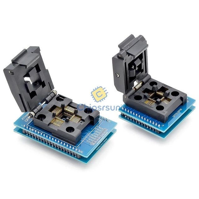 TQFP32 QFP32 to DIP28 TQFP44 QFP44 to DIP40 IC Programmer Adapter Chip Test Socket Burning Seat Integrated Circuits