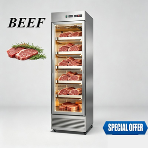 Réfrigérateur de maturation à porte unique |   Machine de maturation de viande de bœuf avec contrôle numérique, armoire de maturation de viande à refroidissement ventilé - Product Image 3