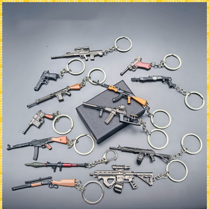 Serie <span class=keywords><strong>Battle</strong></span> Royale Mini pistole giocattolo collezione e Display Anime Action Cartoon per portachiavi in metallo giocattolo pistola - Product Image 3