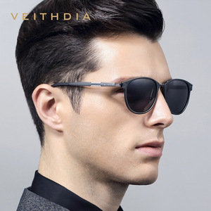 Veithdia Unisex Sunglasses Aluminum Magnesium <b>Frame</b> Polarized UV400 Lens Type 3 For Driving - Product Image 4