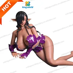 Schwarze Biestenkönigin Origa weiche Figur sexy Silikon-Doppel-Modell-Spielzeug echte Puppen-Modell Actionfiguren