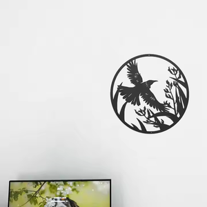 Décoration murale moderne en métal découpé au laser en forme d'éléphant pour la maison et les anniversaires - Product Image 6