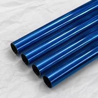 Tube en acier inoxydable électroplaqué cuivre antique Zhuo Ye pour main courante d'escalier intérieur – Matière première