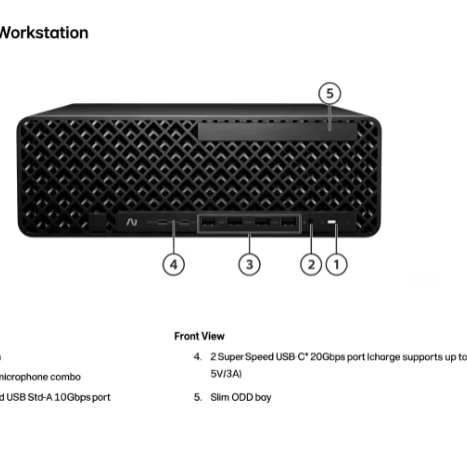 Z2 SFF G1i Workstation Desktop PC