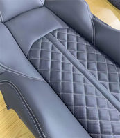 Kit de revêtement en cuir avant pour sièges de voiture modifiés, compatible avec tous les modèles Audi (ancien modèle RS)
