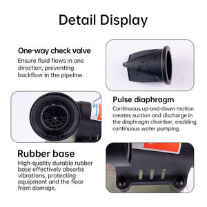 SEAFLO 12V Marine afvalwaterpomp met 360 °   Draaibare spoelkop voor jacht- en campertoiletten |   Zelf-aanzuigend - Product Image 3