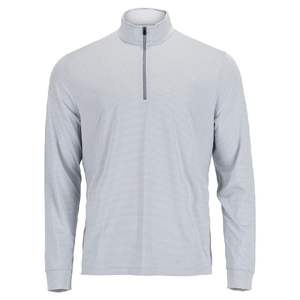 Suéter de Punto con Logotipo Personalizado OEM, Color Sólido, Poliéster y Elastano, Cierre de Cremallera de un Cuarto, Compresión, Sudadera de Golf para Hombre - Product Image 3