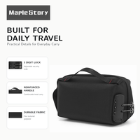 Sac organisateur de technologie antivol avec logo personnalisé, verrouillable par combinaison à 3 chiffres, étui de rangement pour câbles électroniques de voyage, OEM