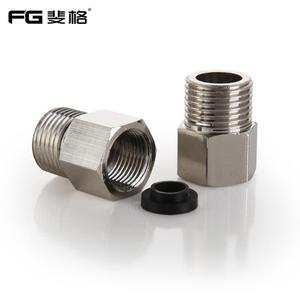 อะแดปเตอร์ท่อแก๊ส FG 4 จุด ต่อเกลียว M18 1.5 ตัวลดขนาดเกลียวทองแดงแบบหนา สำหรับเชื่อมต่อวาล์วแก๊ส - Product Image 1