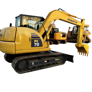 Excavadora Komatsu de marca mundial, excavadora pequeña sobre orugas, eficiente, ahorro de energía, 7 toneladas, PC70, excavadora usada de bajo coste - Product Image 1