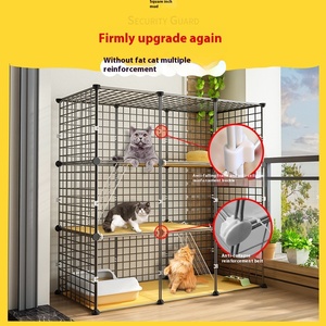 Thêm Lớn Trong Nhà Mèo Biệt Thự Lồng Miễn Phí Không Gian Kim Loại Xây Dựng Nút Nhà Vệ Sinh-Ba Lớp Giá Đặc Biệt-Cho Con Chó Của Nhà Sử Dụng - Product Image 3
