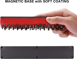 Support magnétique pour embouts hexagonaux 1/<span class=keywords><strong>4</strong></span>" avec <span class=keywords><strong>172</strong></span> trous, <span class=keywords><strong>4</strong></span> supports, base magnétique pour embouts de perceuse/visseuse (<span class=keywords><strong>4</strong></span> pièces) - Product Image 4