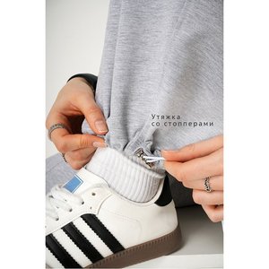 กางเกงผ้าถักสวมใส่สบายสำหรับผู้หญิง ผ้าฝ้ายผสม นุ่ม ยืดหยุ่น ใส่สบายทุกวัน ไซส์ S-XXL - Product Image 1