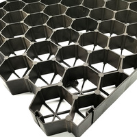 Grille d'allée de gravier de pavés d'herbe perméables de 2.0 pouces de profondeur, carreaux en plastique,