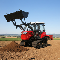 Motoculteur à chenilles certifié CE, haute efficacité, prix usine, pour l'exportation