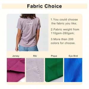 Manufacturers Custom Logo TShirt <b>V</b> <b>Neck</b> High Quality 100% Cotton <b>T</b>-<b>Shirt</b> Wholesale Short Sleeve <b>T</b> <b>Shirt</b> for <b>Women</b> - Product Image 3