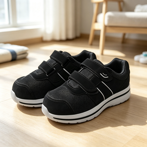 <span class=keywords><strong>Scarpe</strong></span> Diabetiche Traspiranti e Leggere, Facili da Indossare e Togliere, Suola in EVA Antiscivolo, Comode <span class=keywords><strong>Scarpe</strong></span> Piatte per la Cura del Piede Diabetico - Product Image 5