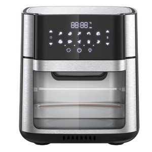 <span class=keywords><strong>Gourmia</strong></span> <span class=keywords><strong>Friteuse</strong></span> à air électrique 14 Qt, Four multifonction avec rôtissoire, Écran numérique, 12 programmes prédéfinis, Fonctions rôtir, cuire, griller, déshydrater, Usage domestique - Product Image 3